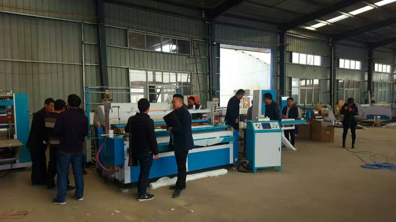 發(fā)往【江蘇徐州】的衛(wèi)生紙加工設備